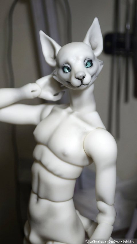 Белый волк Esteradolls — Авторские шарнирные куклы своими руками: лепка (фото 7)