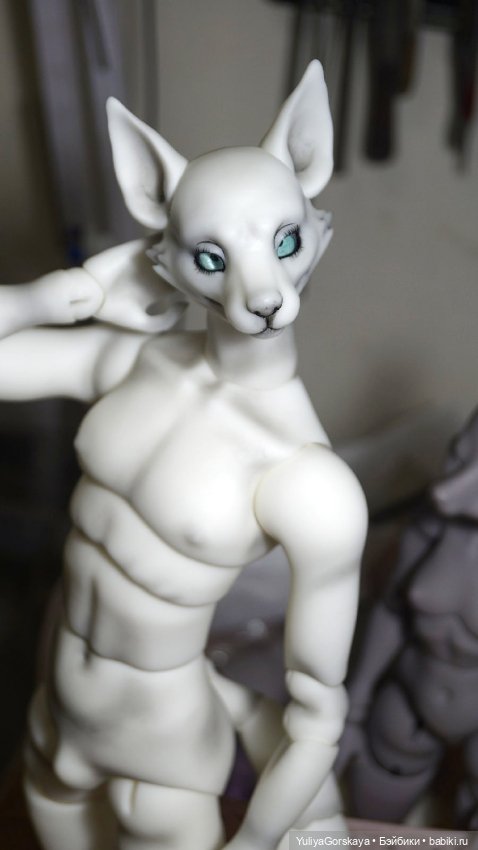 Белый волк Esteradolls — Авторские шарнирные куклы своими руками: лепка (фото 6)
