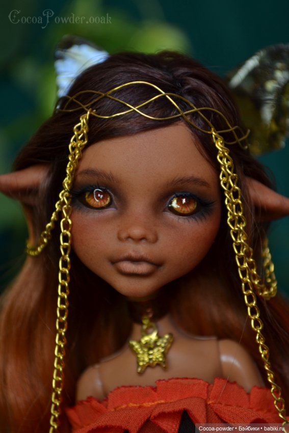 Летняя бабочка. ООАК MH — ООАК Monster High и Ever After High: репейнт (фото 5)