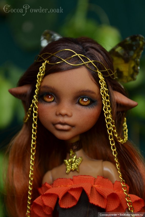 Летняя бабочка. ООАК MH — ООАК Monster High и Ever After High: репейнт (фото 10)