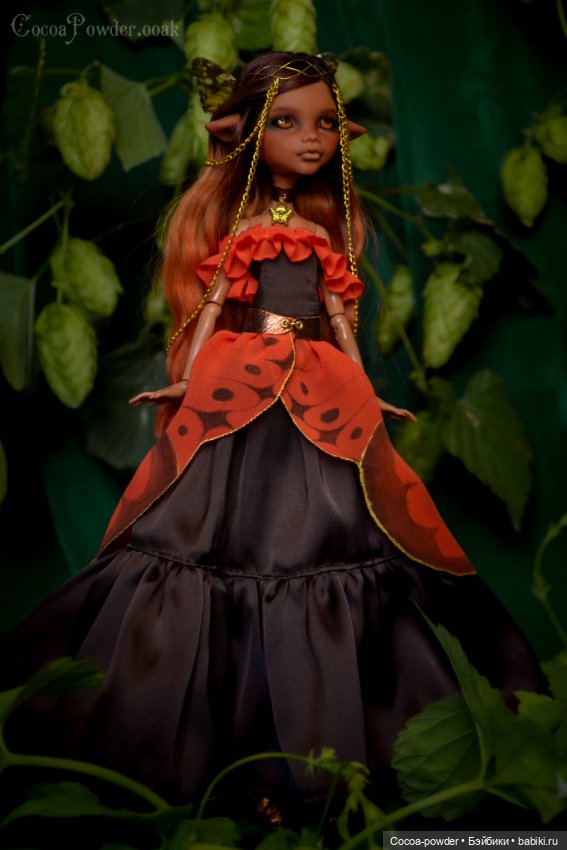 Летняя бабочка. ООАК MH — ООАК Monster High и Ever After High: репейнт (фото 2)