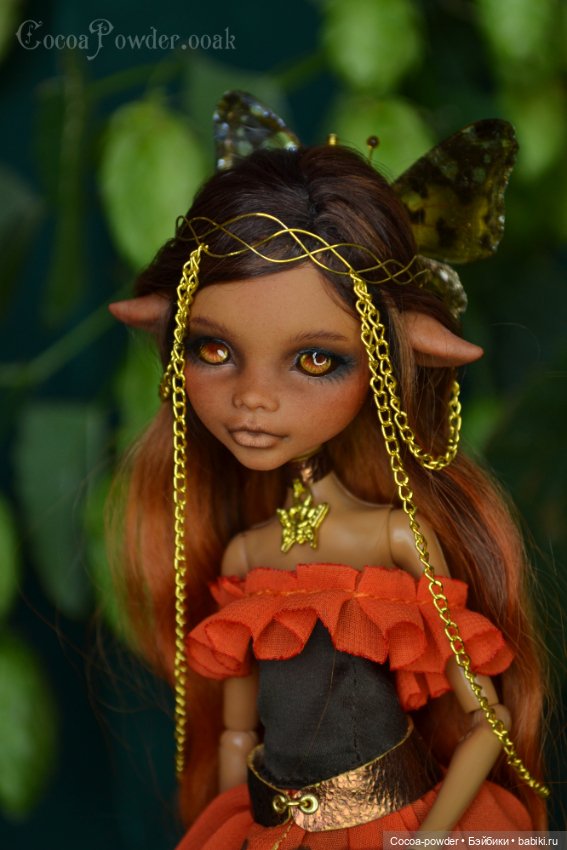 Летняя бабочка. ООАК MH — ООАК Monster High и Ever After High: репейнт (фото 3)