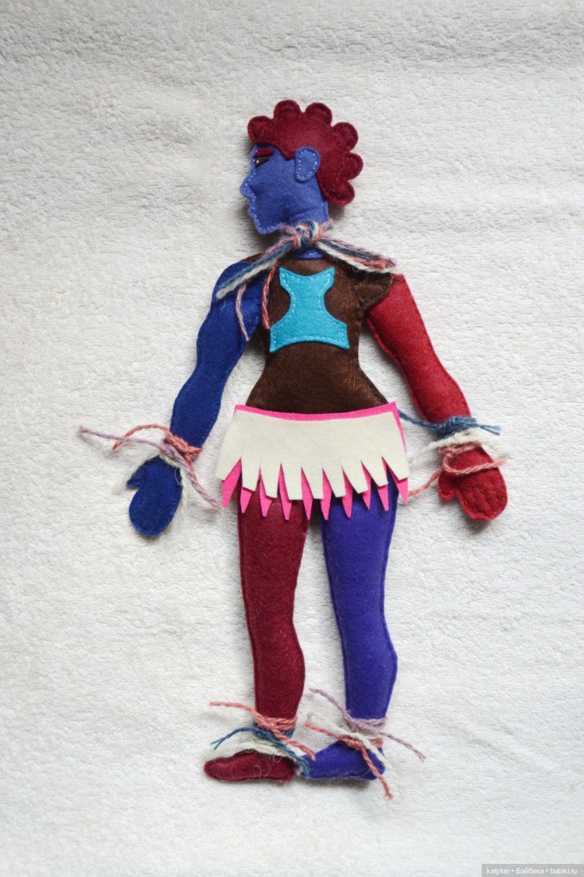 Африканка — Авторские текстильные куклы: Вальдорфские (фото 2)