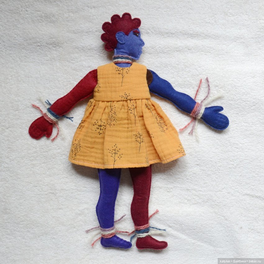 Африканка — Авторские текстильные куклы: Вальдорфские (фото 4)
