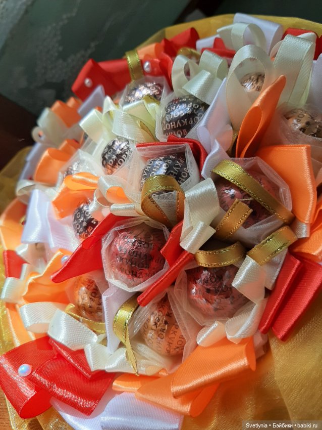 Осенний букет — Авторские игрушки из разных материалов: синельная проволока (фото 7)