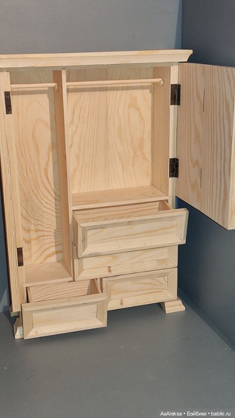 Шкафчик для дам — Мебель для кукол и домиков: фото (фото 4)