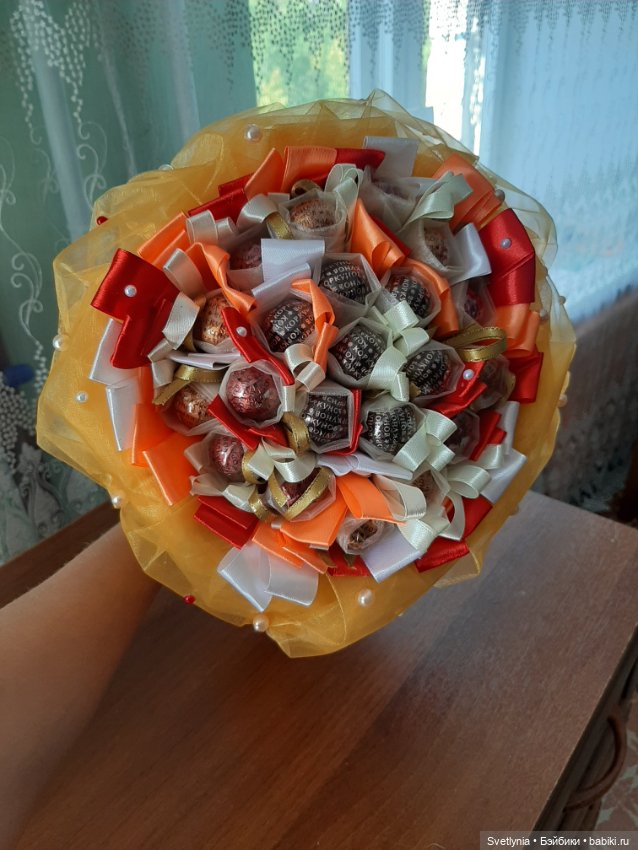 Осенний букет — Авторские игрушки из разных материалов: синельная проволока (фото 3)