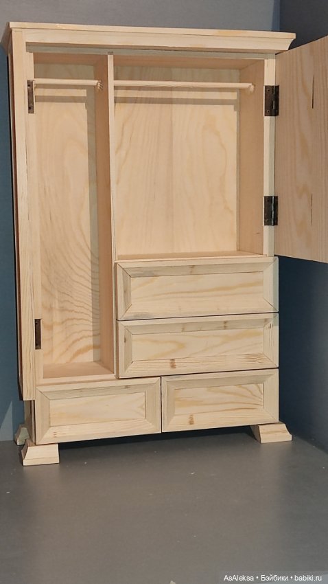 Шкафчик для дам — Мебель для кукол и домиков: фото (фото 3)