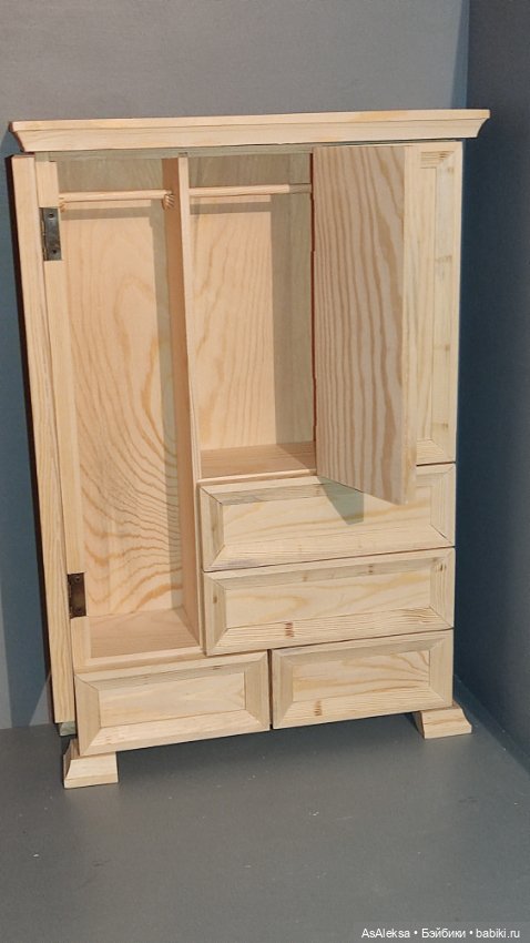 Шкафчик для дам — Мебель для кукол и домиков: фото (фото 5)