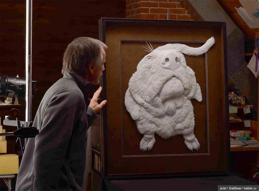 Бумажные скульптуры от Кэльвина Николлса (Calvin Nicholls)