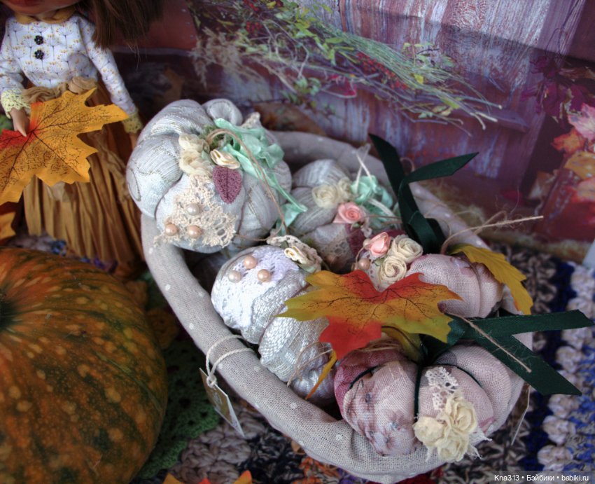 Осенние тыковки — Кукольная миниатюра своими руками: еда (фото 3)