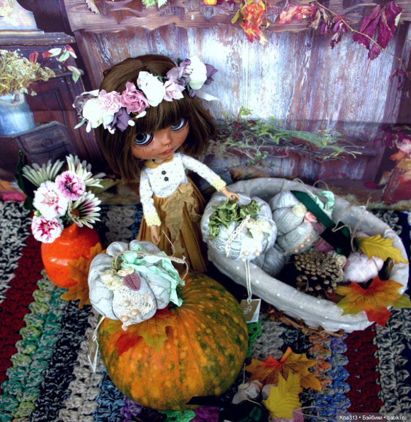 Осенние тыковки — Кукольная миниатюра своими руками: еда