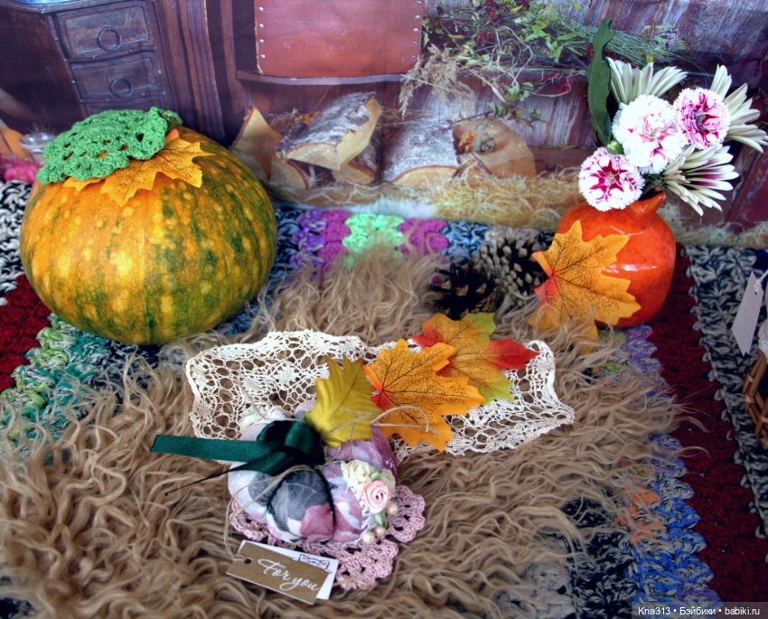 Осенние тыковки — Кукольная миниатюра своими руками: еда