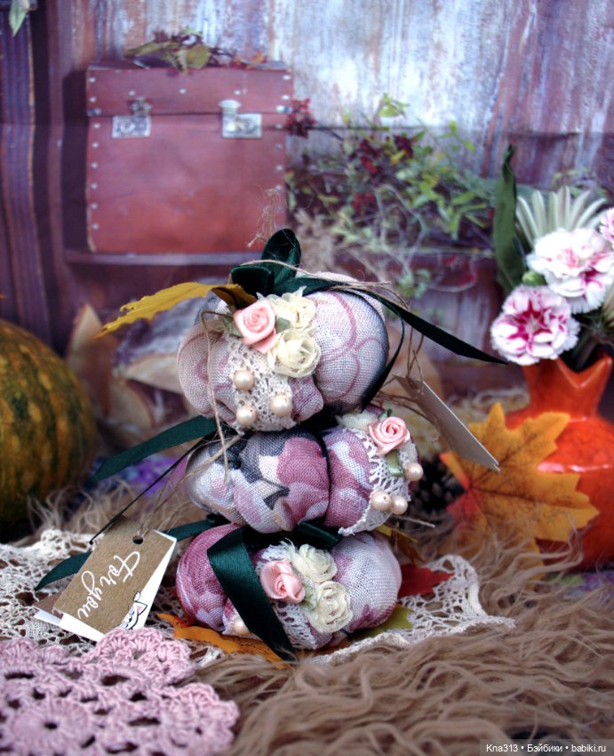 Осенние тыковки — Кукольная миниатюра своими руками: еда