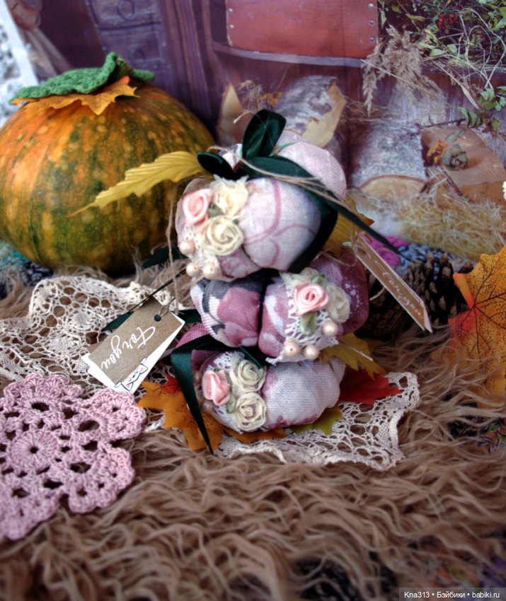 Осенние тыковки — Кукольная миниатюра своими руками: еда