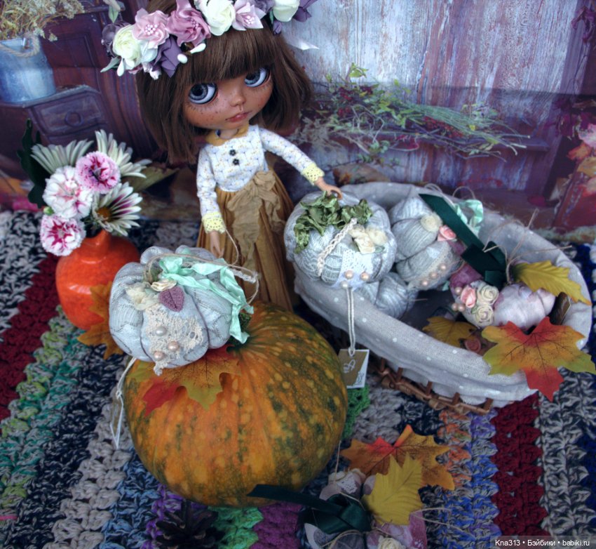 Осенние тыковки — Кукольная миниатюра своими руками: еда
