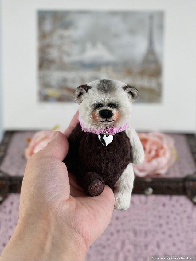 Тедди мишка Лия — Авторские мишки Тедди и друзья: фото (фото 2)