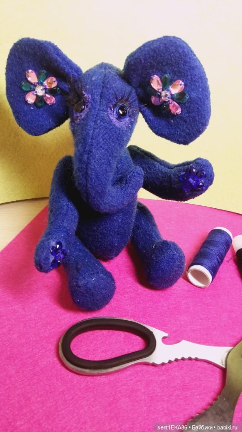 Слоняшка — Текстильные игрушки и примитивы: кофейные (фото 4)