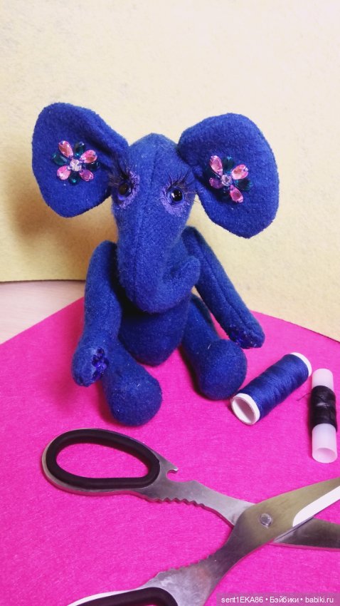 Слоняшка — Текстильные игрушки и примитивы: кофейные (фото 6)