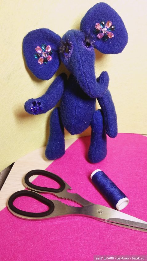 Слоняшка — Текстильные игрушки и примитивы: кофейные (фото 2)