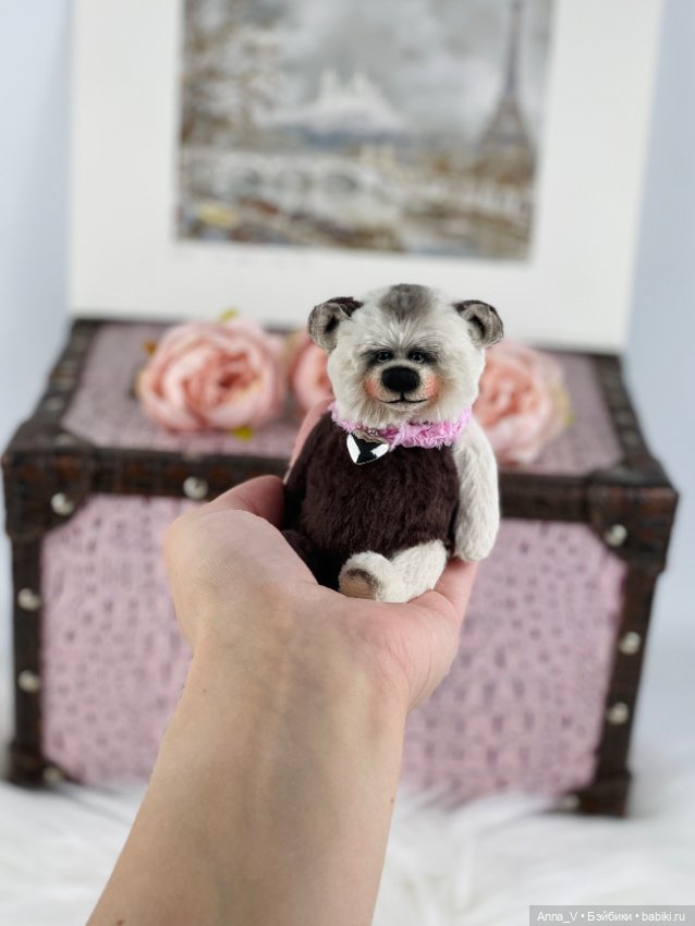 Тедди мишка Лия — Авторские мишки Тедди и друзья: фото (фото 4)