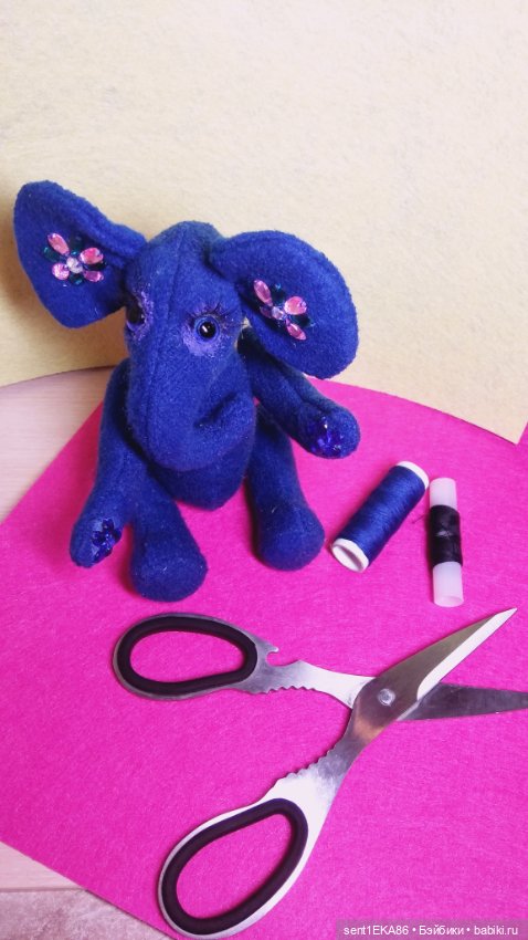 Слоняшка — Текстильные игрушки и примитивы: кофейные (фото 3)