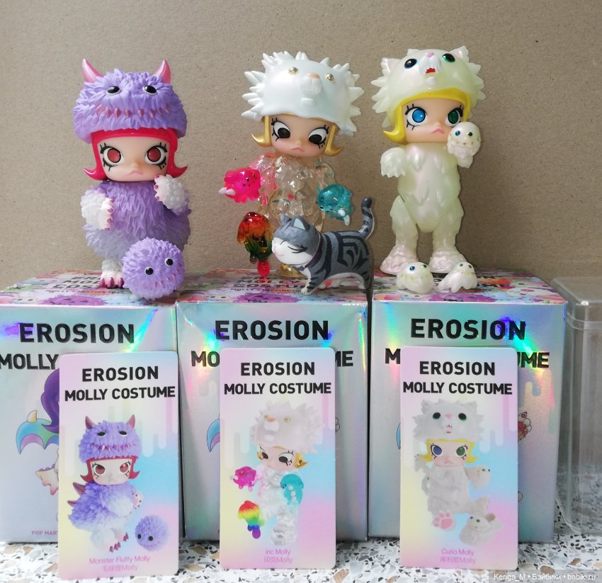 Фигурки popmart Molly. Erosion Molly costume (фото 2)