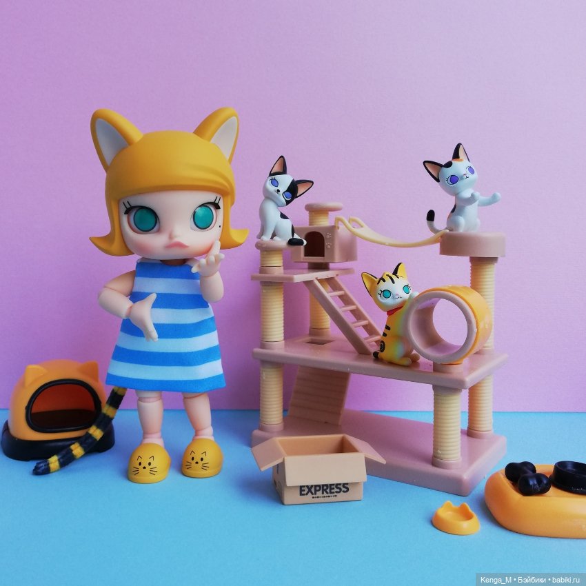 Popmart Molly cat. Молли-кошечка (фото 4)