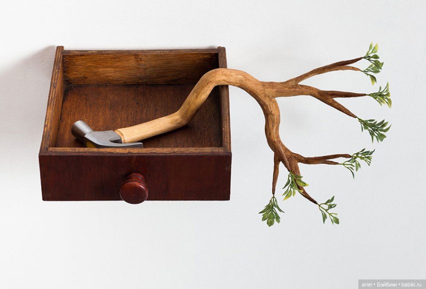 Оригинальные скульптуры из дерева от Камиль Качани (Camille Kachani) (фото 8)