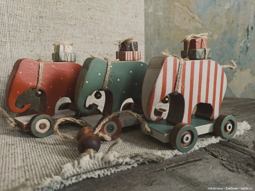 Игрушки из дерева Ольги Жигаловой