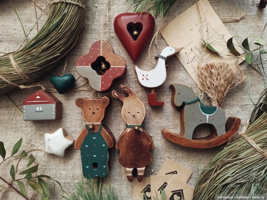 Игрушки из дерева Ольги Жигаловой