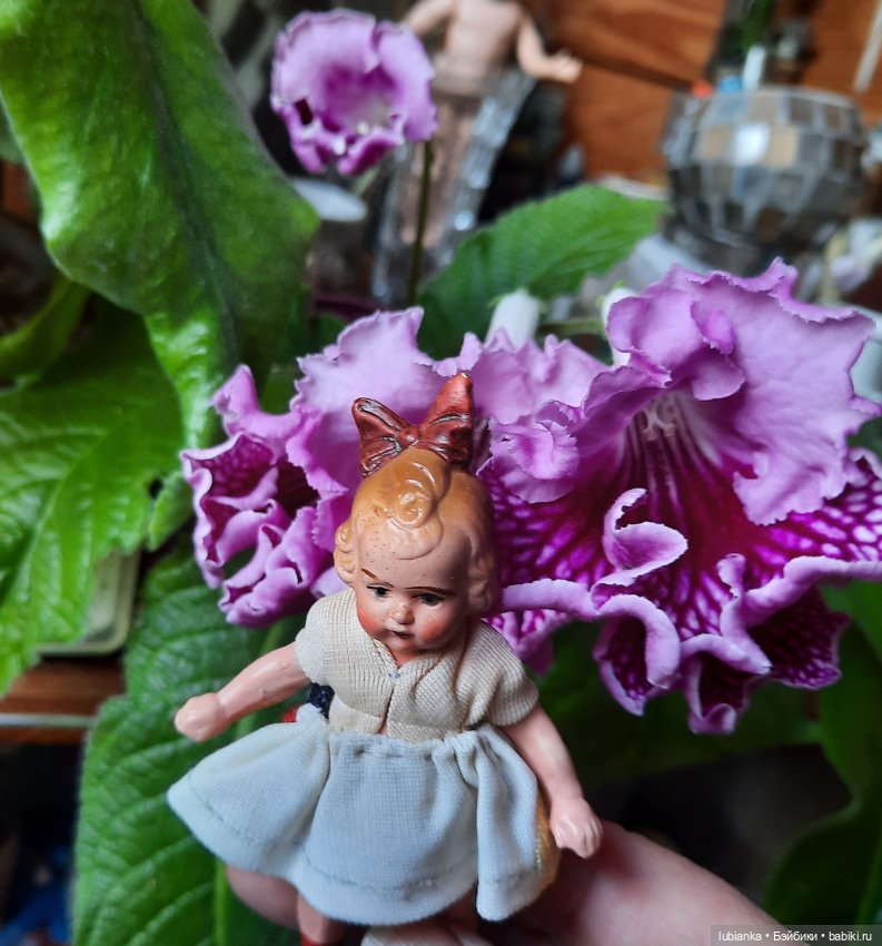 Не Суок,но с бантом🎀🤗 — Редкие антикварные куклы и реплики: воск