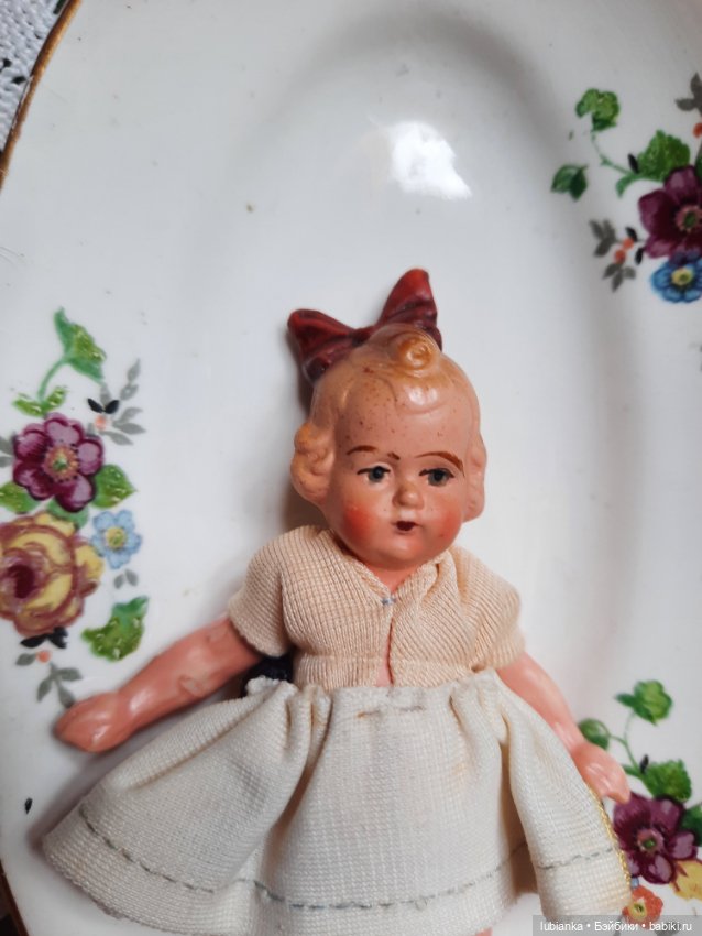 Не Суок,но с бантом🎀🤗 — Редкие антикварные куклы и реплики: воск (фото 10)