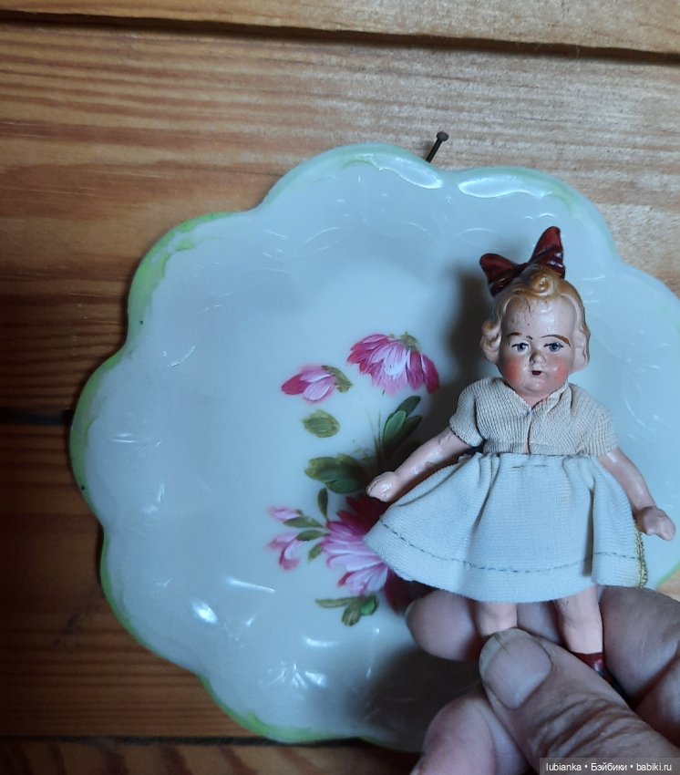 Не Суок,но с бантом🎀🤗 — Редкие антикварные куклы и реплики: воск (фото 3)