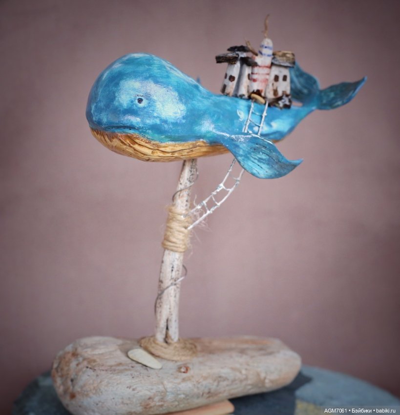 Дрифтвуд по мотивам лета — Авторские куклы из дерева (фото 2)