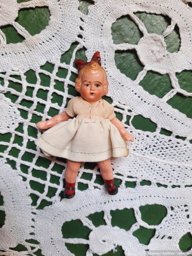 Не Суок,но с бантом🎀🤗 — Редкие антикварные куклы и реплики: воск