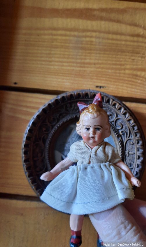 Не Суок,но с бантом🎀🤗 — Редкие антикварные куклы и реплики: воск (фото 6)