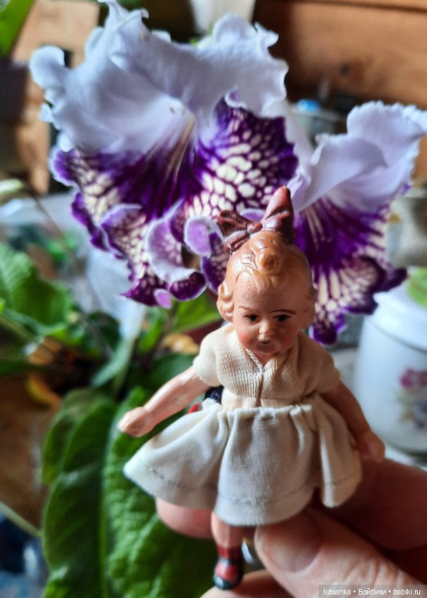 Не Суок,но с бантом🎀🤗 — Редкие антикварные куклы и реплики: воск