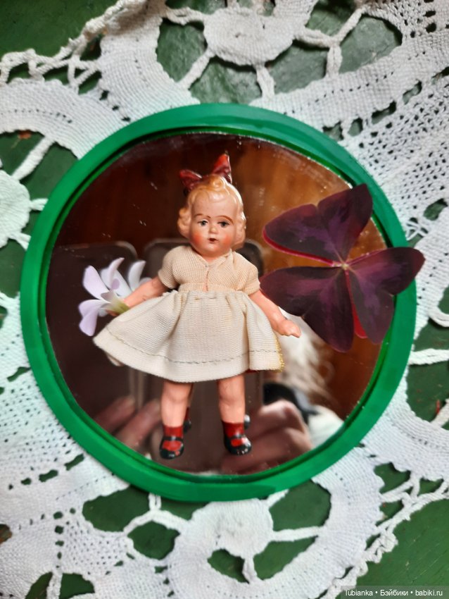 Не Суок,но с бантом🎀🤗 — Редкие антикварные куклы и реплики: воск (фото 8)