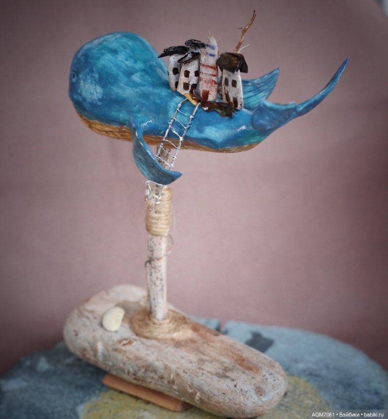 Дрифтвуд по мотивам лета — Авторские куклы из дерева (фото 3)