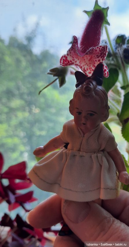 Не Суок,но с бантом🎀🤗 — Редкие антикварные куклы и реплики: воск