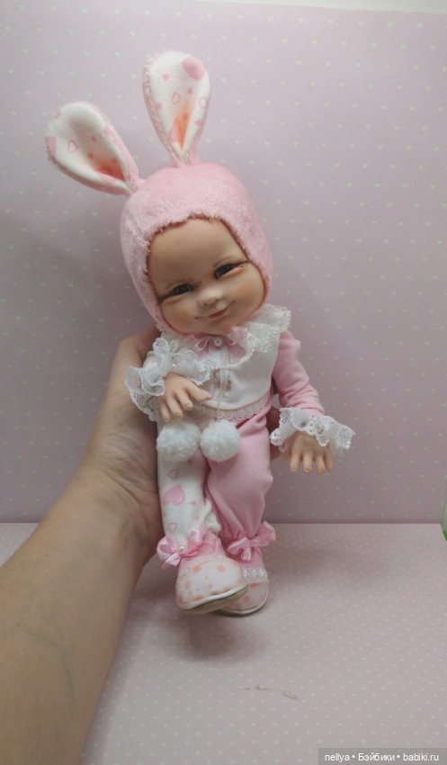 Зайка — Лепка авторских кукол: полимерная глина (фото 7)