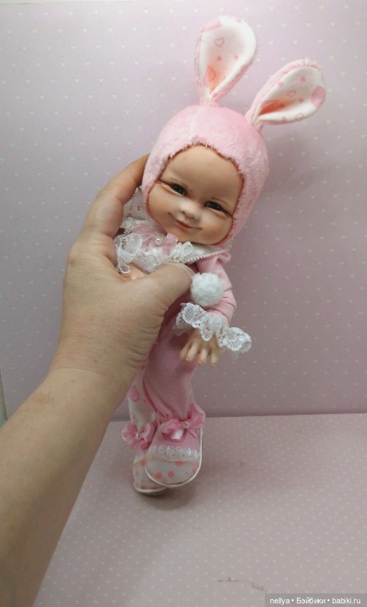 Зайка — Лепка авторских кукол: полимерная глина (фото 3)