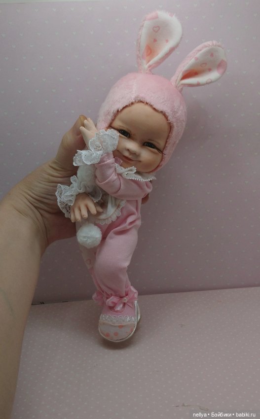 Зайка — Лепка авторских кукол: полимерная глина (фото 5)