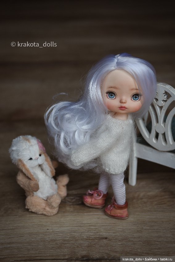 Беляночка monst ooak — Куклы Xiaomi Monst (Сяоми) и Pipitom: шарнирные (фото 7)