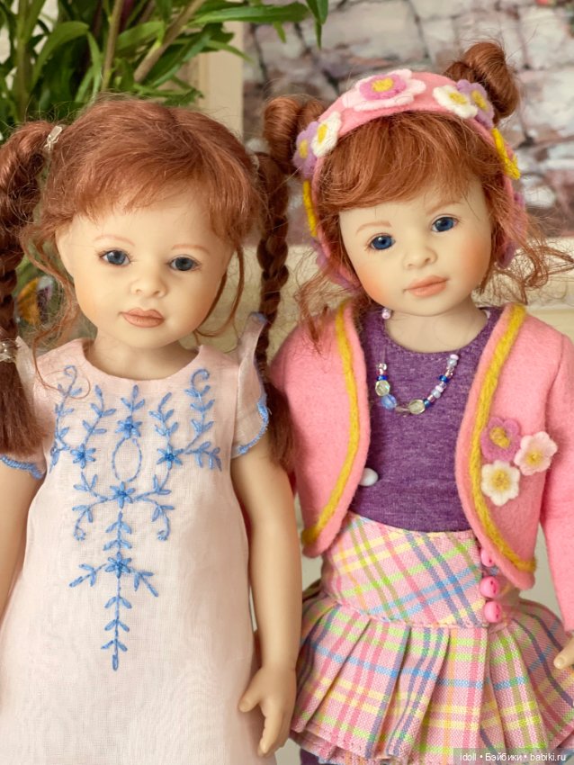 Две плюшки из молда Mandy, куклы Plusczok (фото 2)