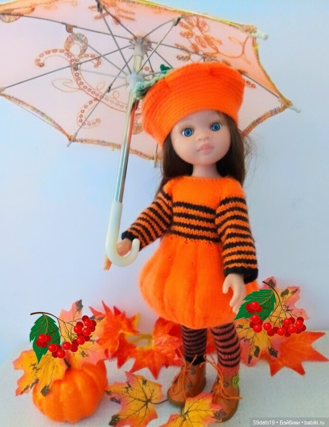 Уж рябины кисти заалели — Одежда и обувь для кукол своими руками: фото (фото 4)