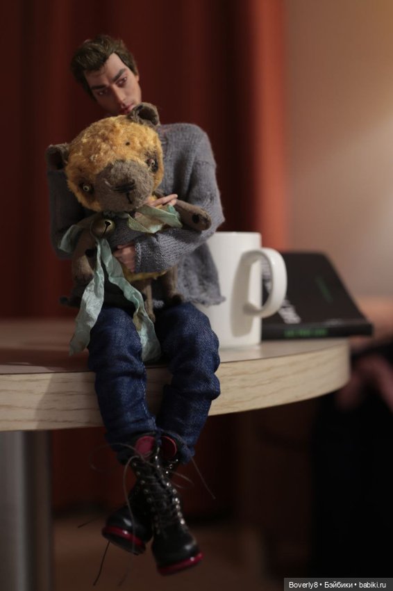 Мишка Хурма в новом доме — Авторские мишки Тедди и друзья: фото (фото 3)