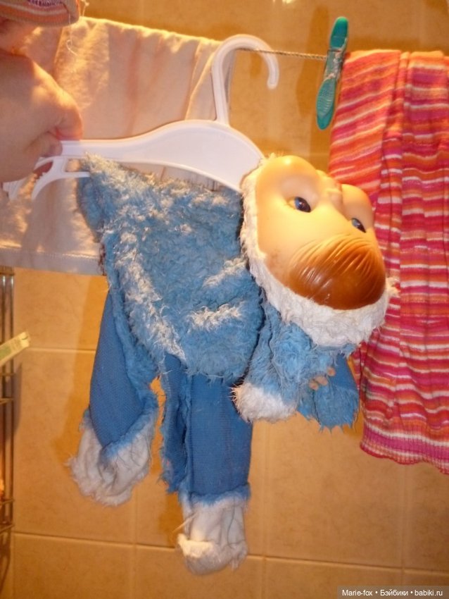 Как мы лечили пухляшика — Ремонт кукол СССР и ГДР (немок): чернота (фото 3)