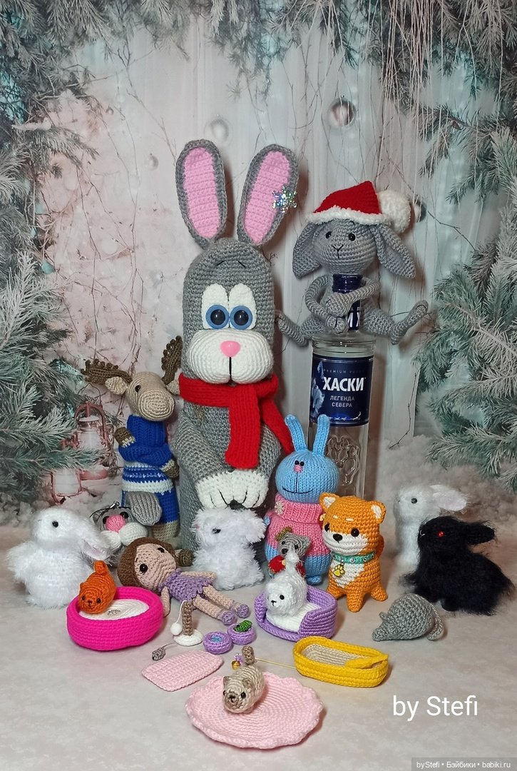 Решила собрать все связанные игрушки и сделать фото на память (фото 3)